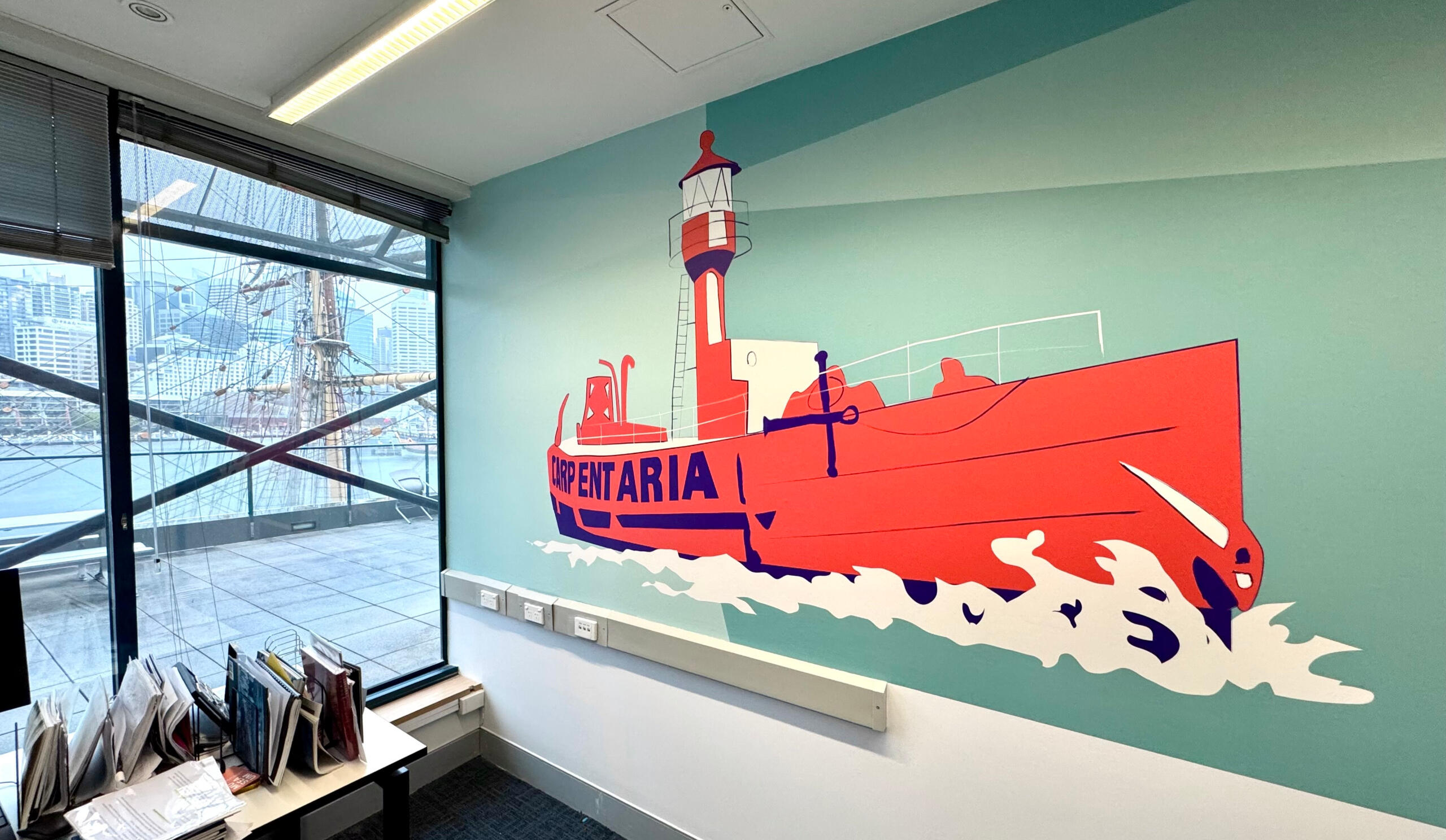 Custom Office Wallpaper Mural custom printed wallpaper mural for an office wall